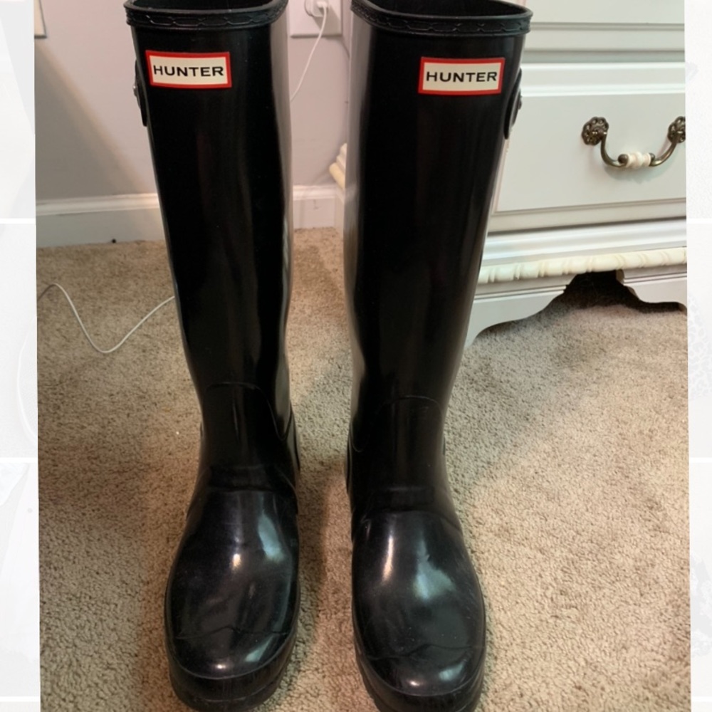 Hunter rain boots size 7/8